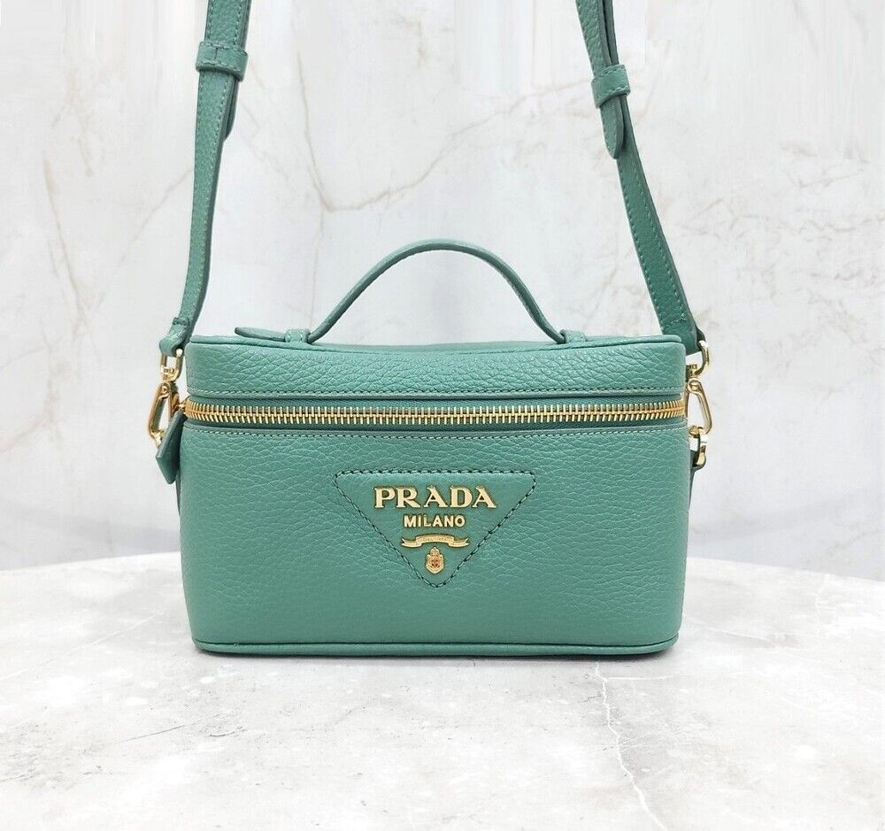 Prada Vanity Case Leather Mini Bag 1BH202