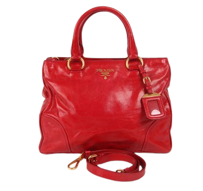 Prada Red Vitello Shine 2WAY Bag SKU123456