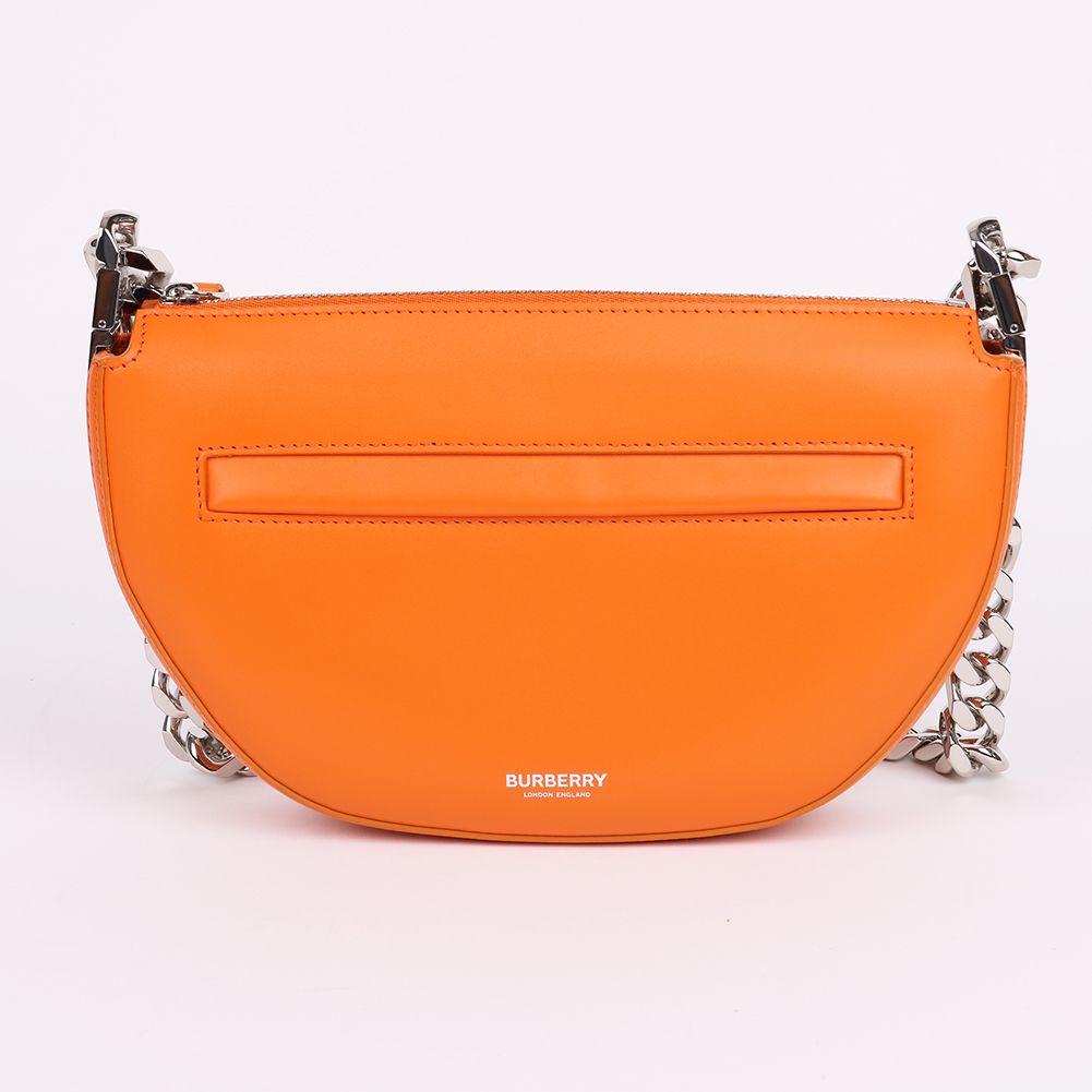 Burberry Orange Mini Chain Bag - Olympia SKU123