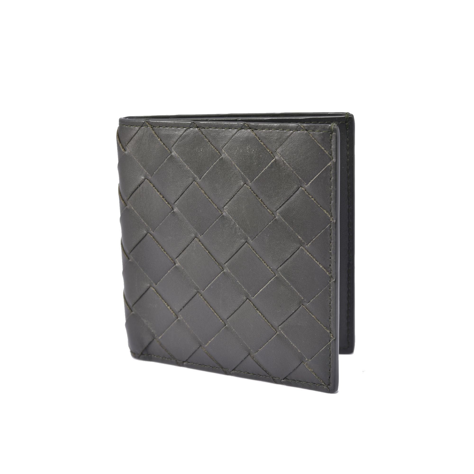 Bottega Veneta Slim Intrecciatto Folder Wallet 6088