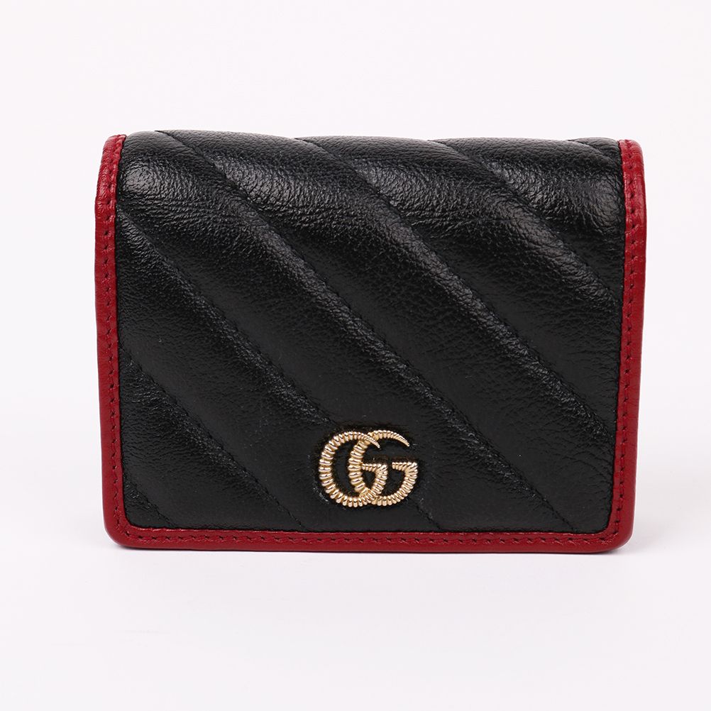 Gucci Two-Tone Card Case Wallet 573811