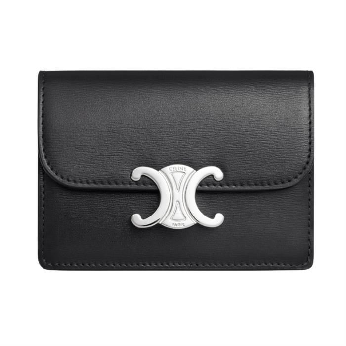 Celine Flap Card Wallet - Shiny Calfskin 10I583DPV 38SI