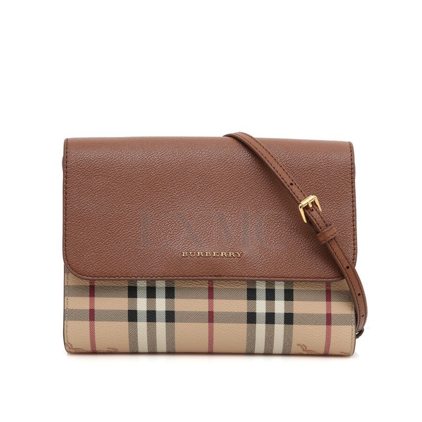 Burberry Brown Check Crossbody Bag 8037916