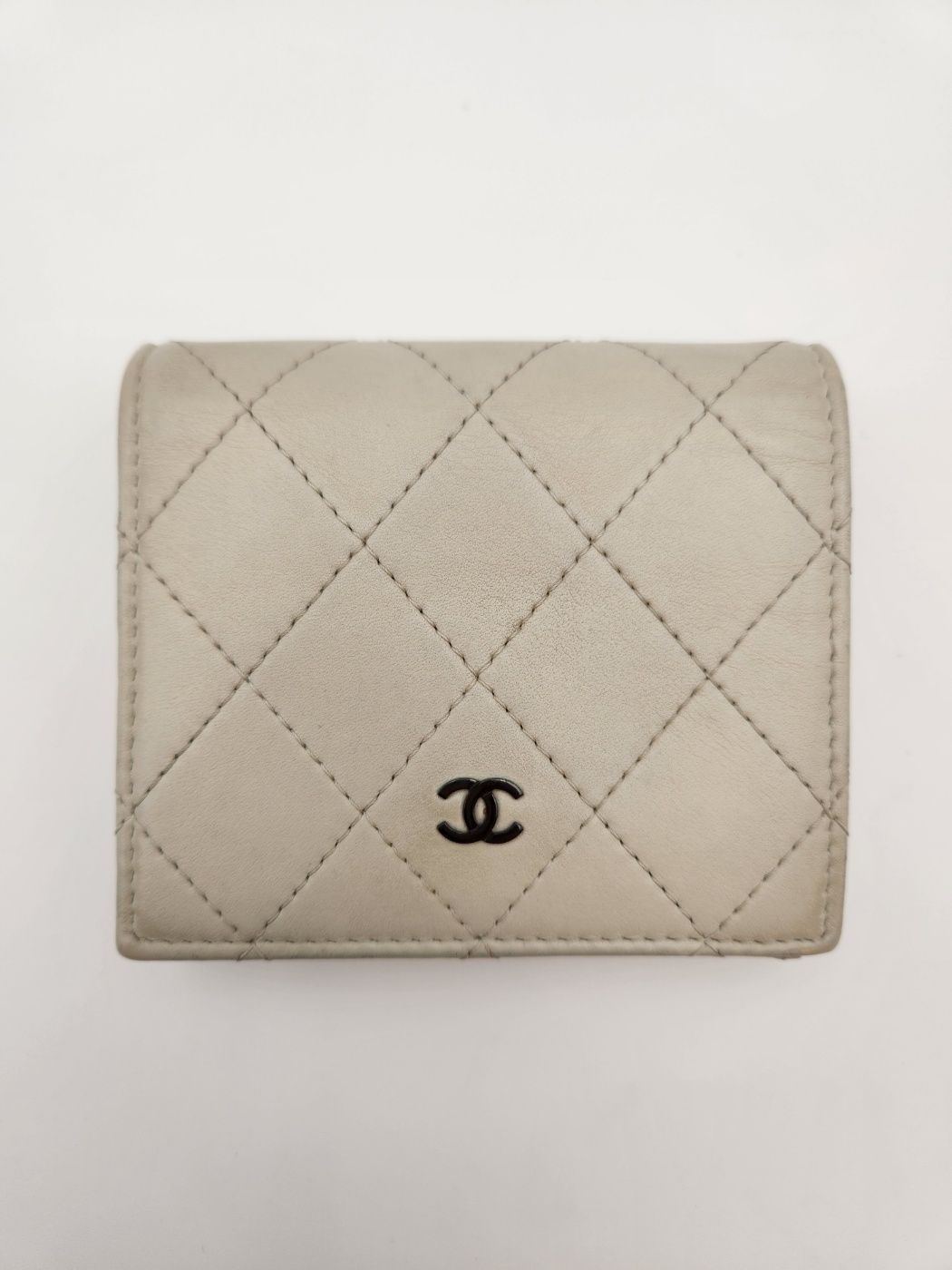 CHANEL Classic Snap Wallet Beige 24 Years (AP3817)