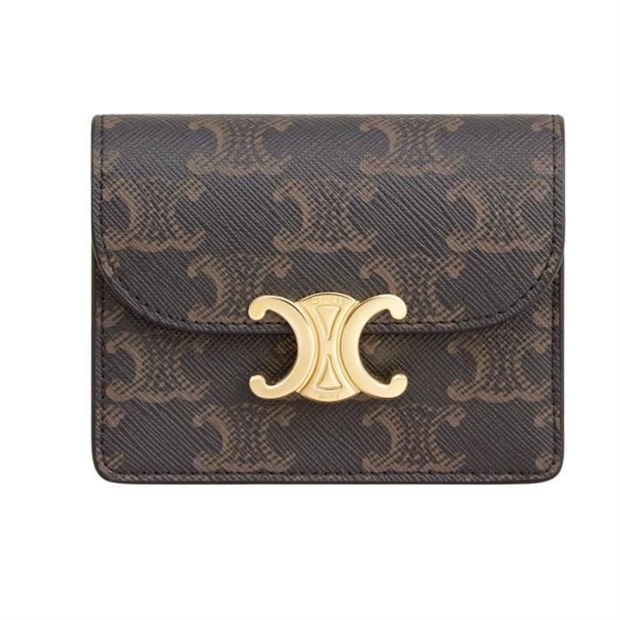 Celine Business Card Wallet with Canvas Lambskin - 10N062DB7 04LU