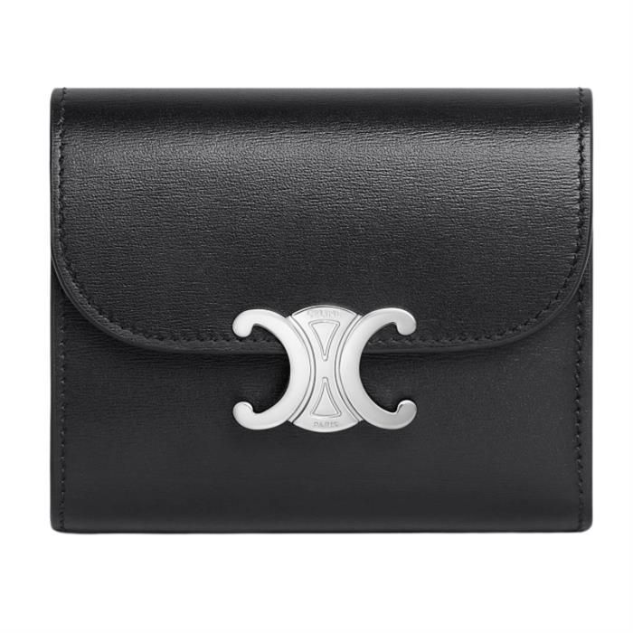 Celine Small Trionphe Flap Wallet - Shiny Calfskin 10D783DPV 38SI