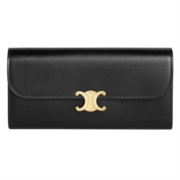 Celine Large Triomphe Wallet - Shiny Calfskin 10E313DPV 38NO