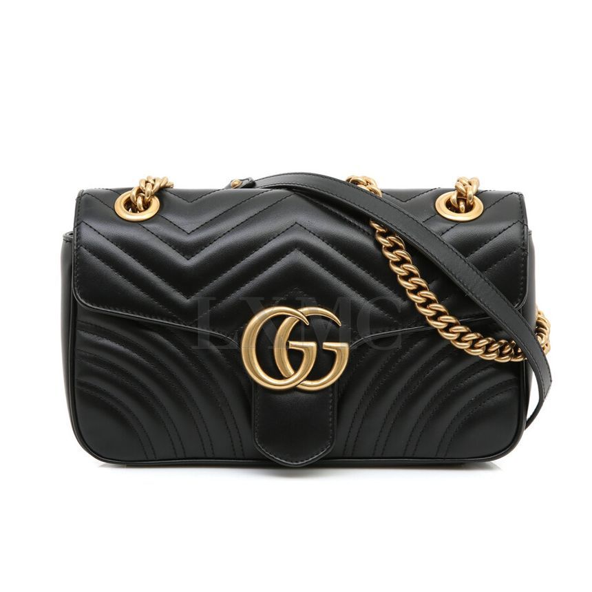 Gucci GG Mamont Matelasse Small Chain Shoulder Crossbody Bag 443497