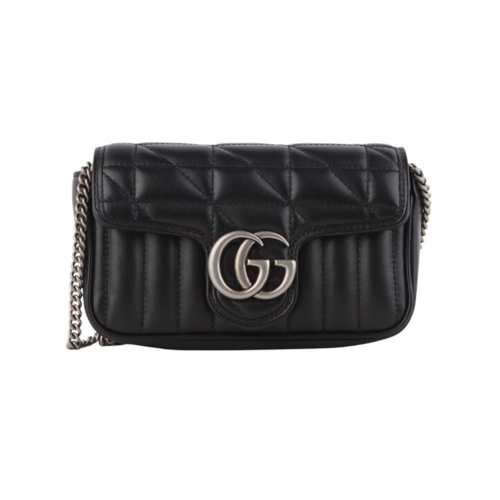 Gucci Super Mini Crossbody Bag 476433 GG Mamont Matelasse 34387-3