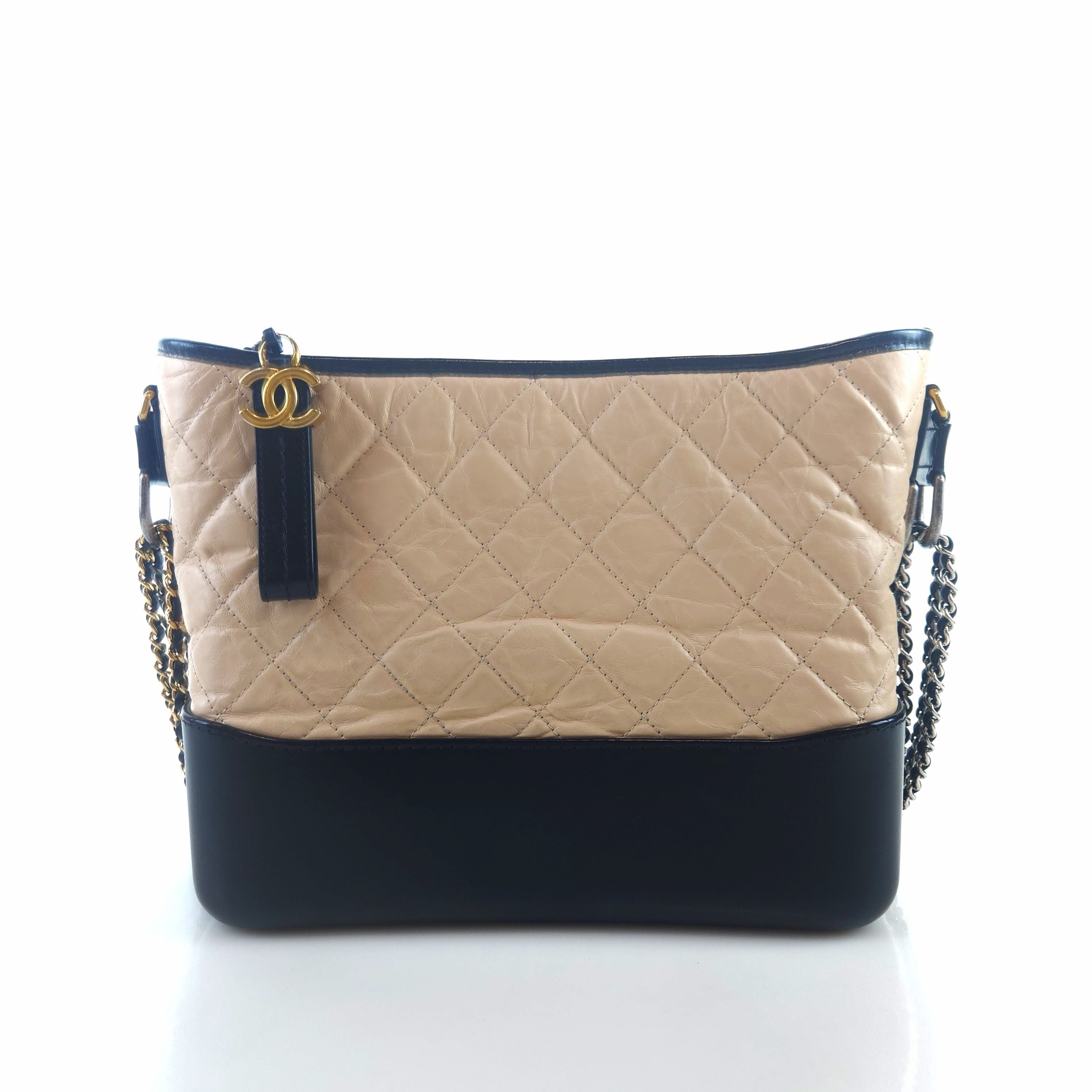 CHANEL Gabriel Hobo Shoulder Crossbody Bag A93824 8706