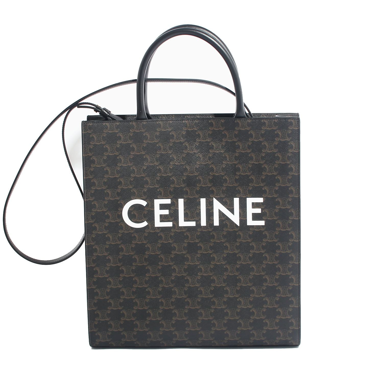 Celine Canvas Tote Bag Medium Shoulder Bag Crossbody Bag 194432CIM 38OG