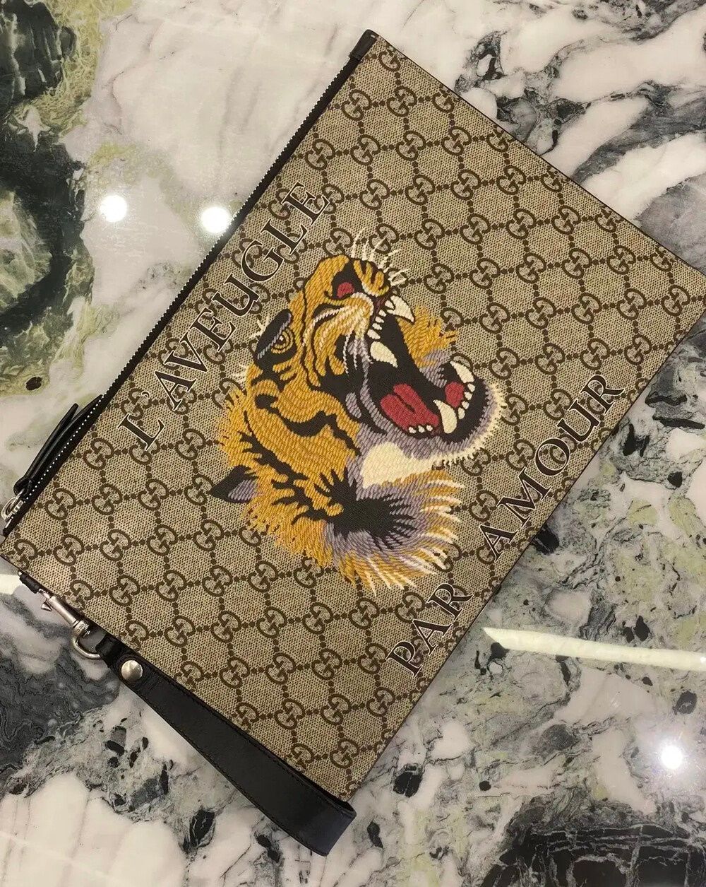 Gucci Tiger Clutch -