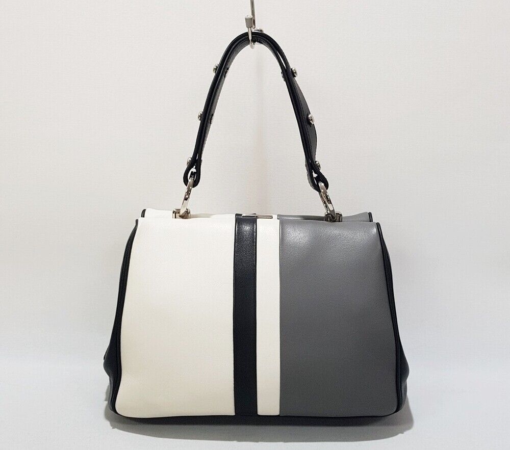 Prada Leather Tote Bag 1BA036