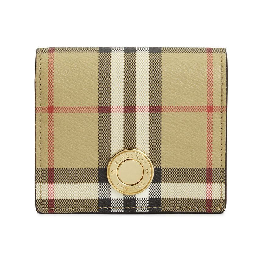 Burberry Women's Checkered Bifold Wallet 8094425