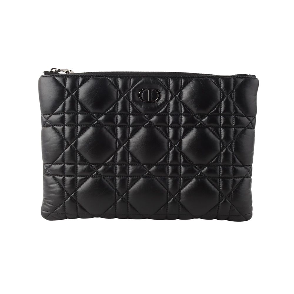 Dior Quilted Karo Daily Pouch with Invoice 34390 SKU