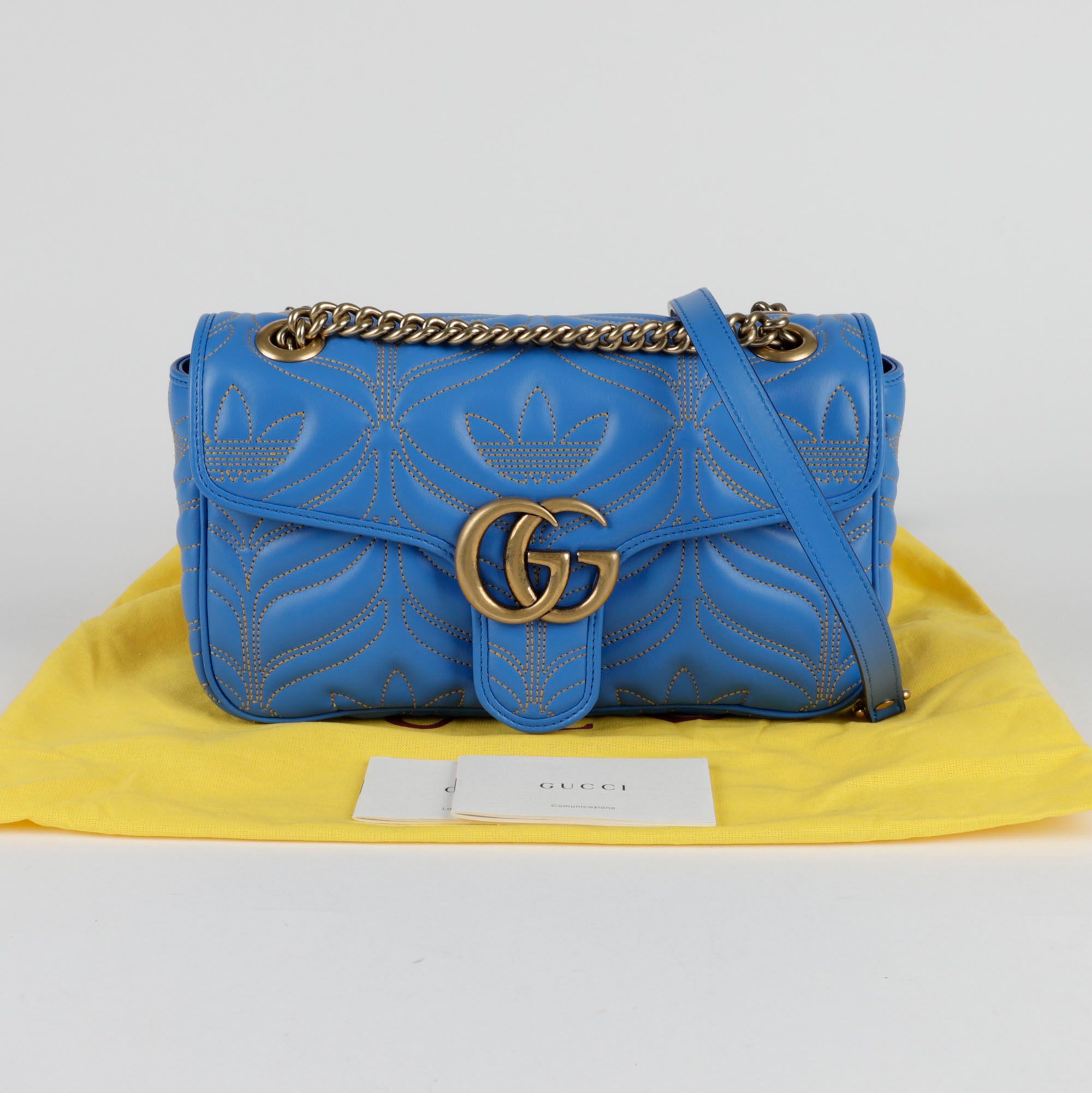 Gucci GG Mamont Small Chain Shoulder Crossbody Bag 443497