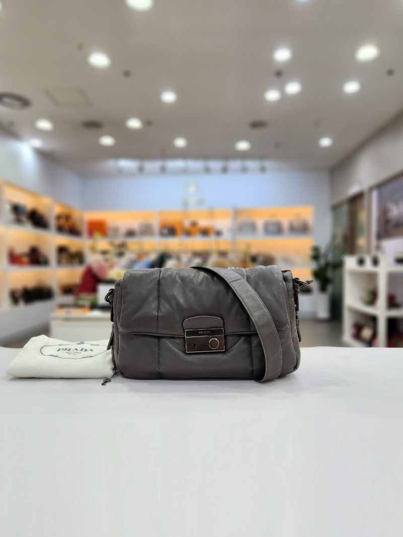 Prada Soft Leather Crossbody Bag SKU123