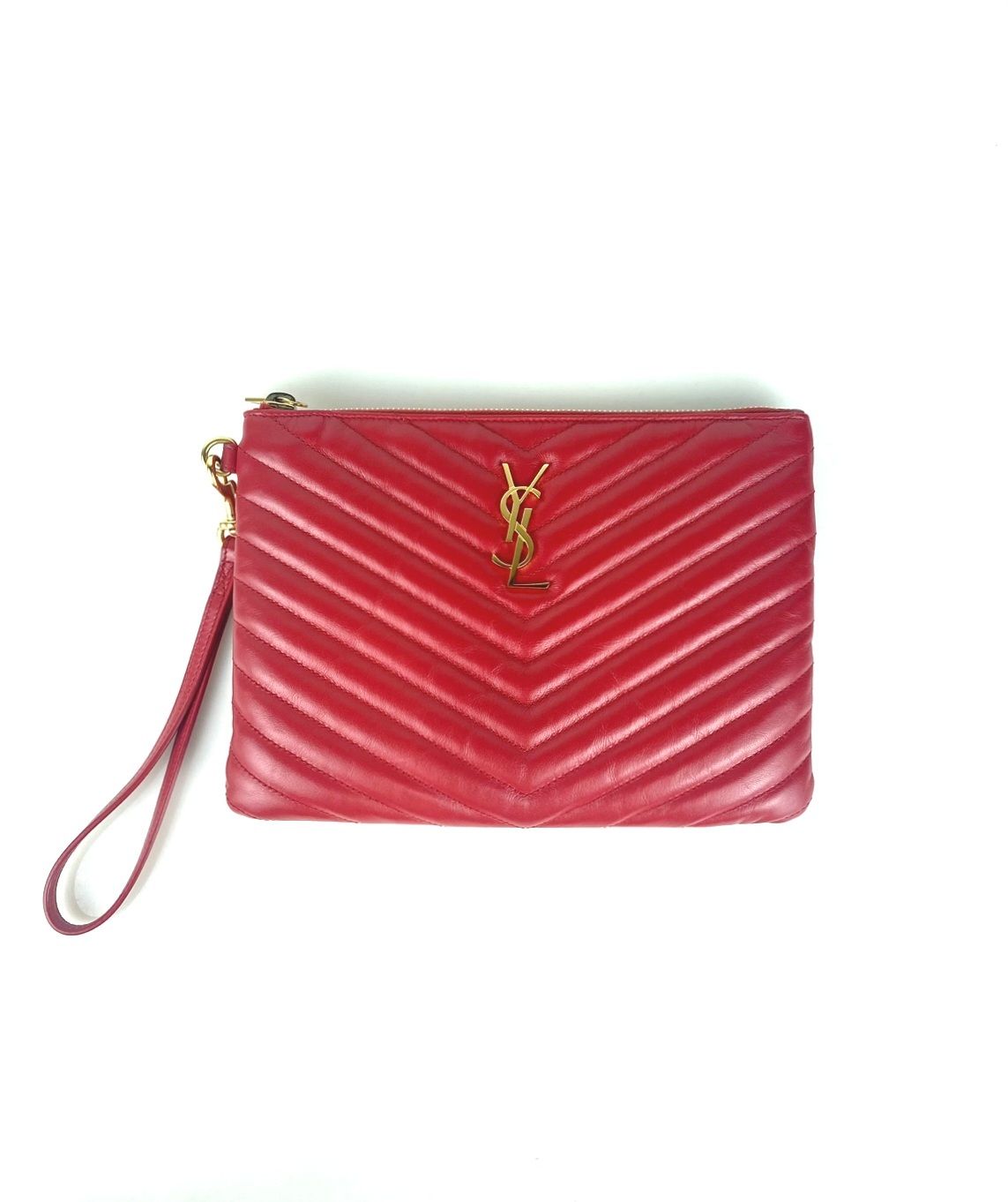 Saint Laurent Monogram Pouch Clutch Bag 6110 - SKU