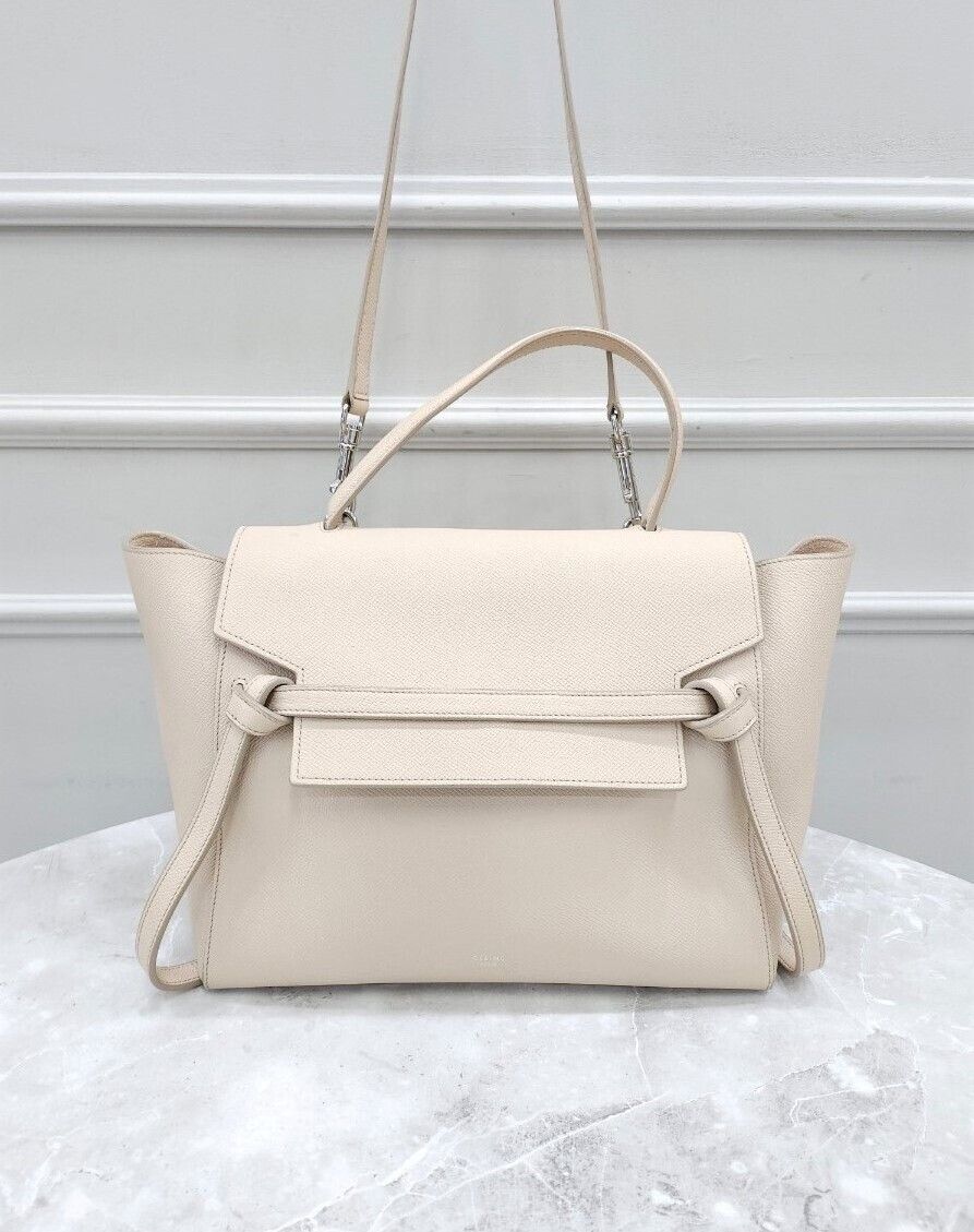 Celine Mini Belt Bag Grain Calfskin Light Taupe SKU12345