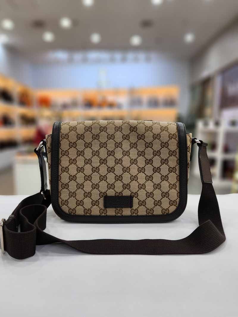 Gucci Canvas Messenger Bag 449172