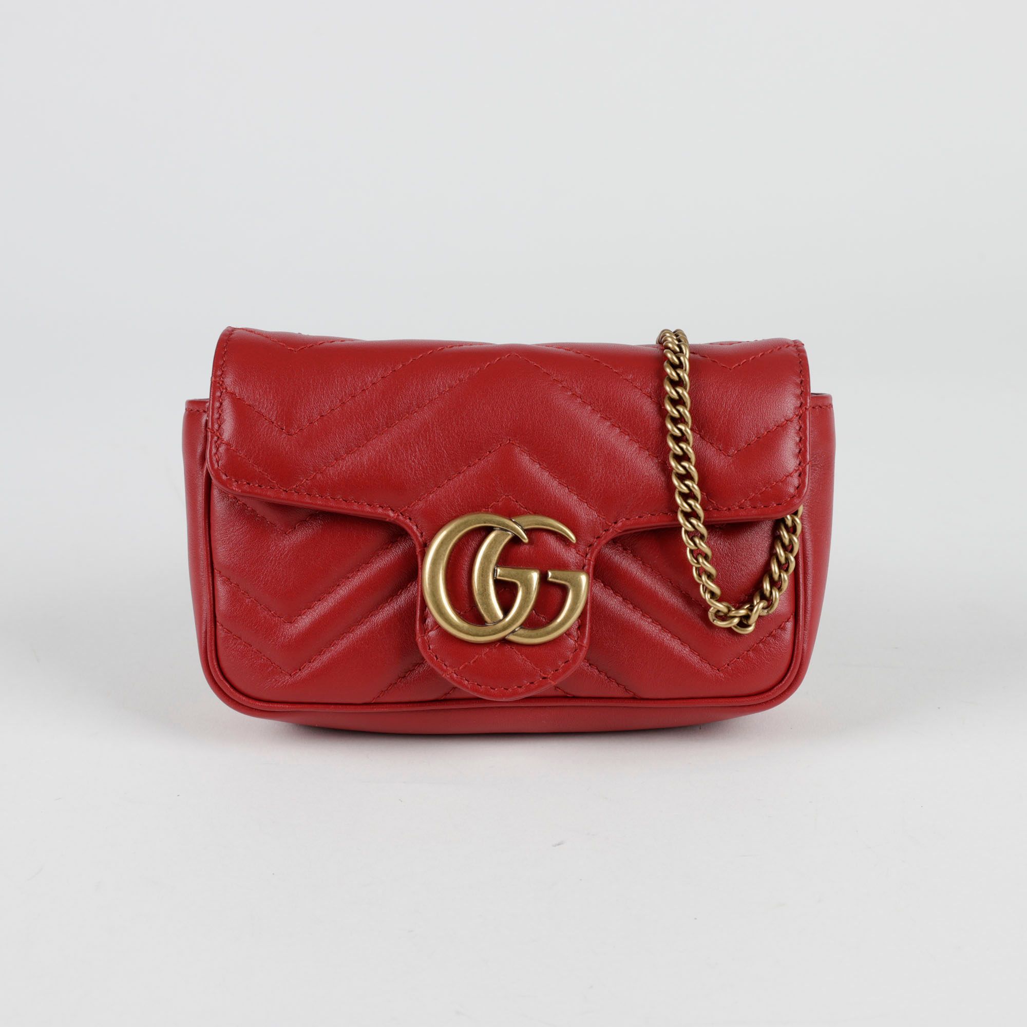 Gucci Super Mini Chain Shoulder Crossbody Bag 476433