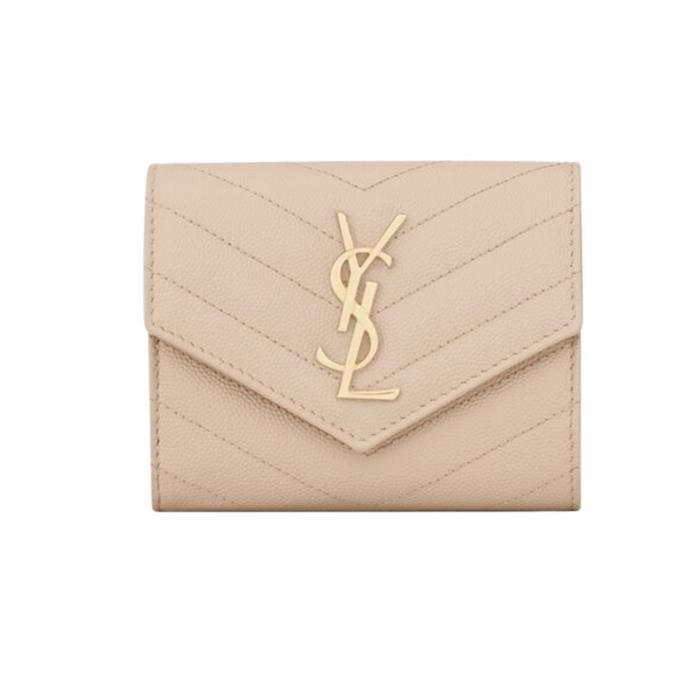 Saint Laurent Compact 3-Tier Wallet Monogram 403943BOW012721