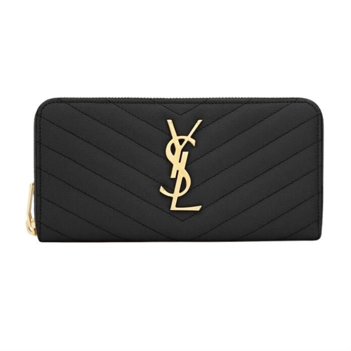 Saint Laurent Monogram Zip-Around Wallet 358094BOW011000