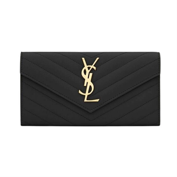 Saint Laurent Matelass Large Flap Wallet 372264BOW011000