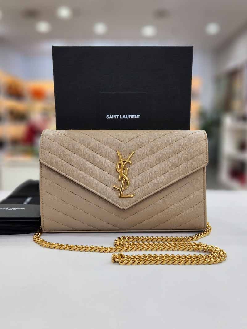 Saint Laurent Monogram Matelass Chain Shoulder Bag 377828