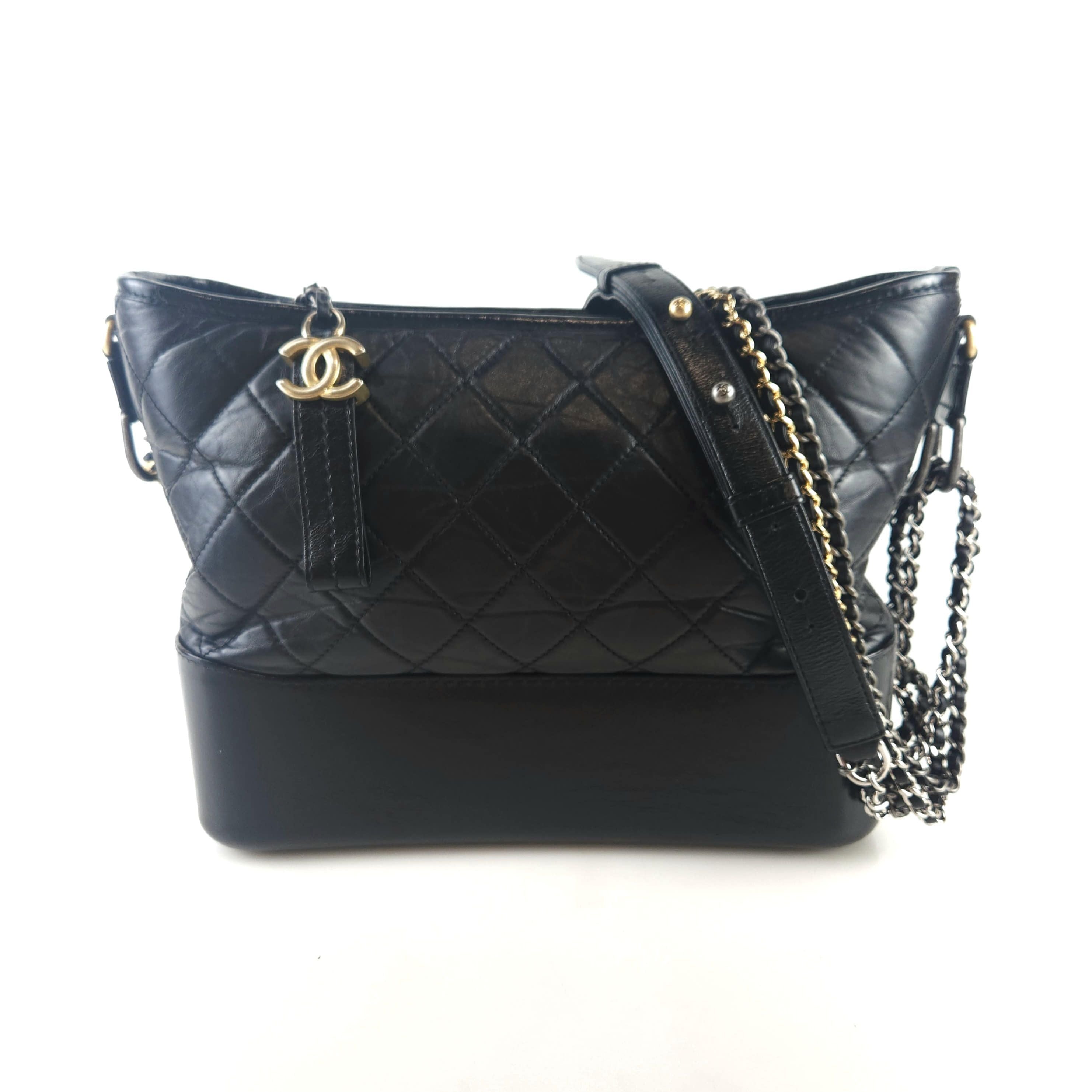 CHANEL Gabrielle Hobo Bag Shoulder Bag Crossbag A93824 8607