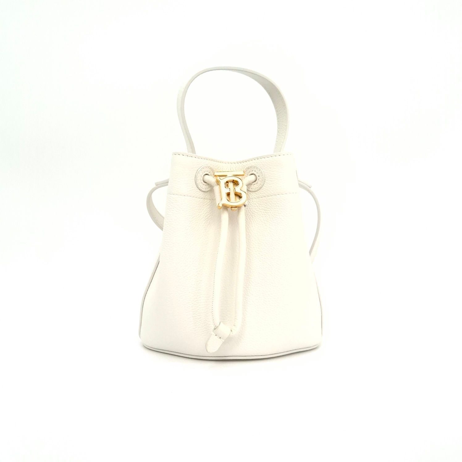 Burberry Drawstring TB Bucket Bag (80706361)