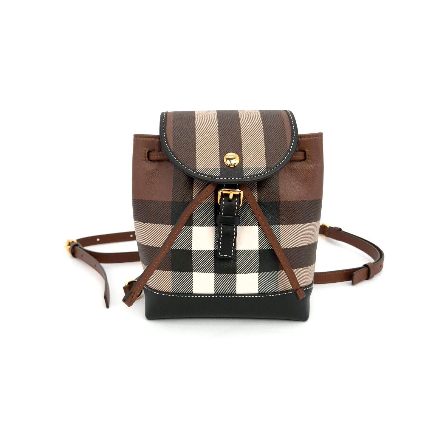 Burberry Canvas Check Micro Backpack (80584691)