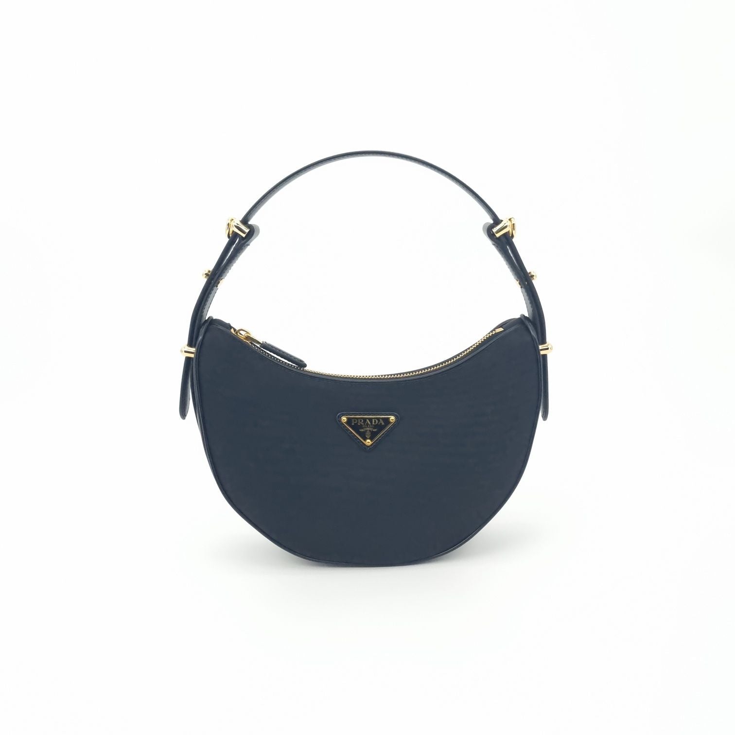 Prada Nylon and Brushed Leather Shoulder Bag - Arke (SKU: One Size)