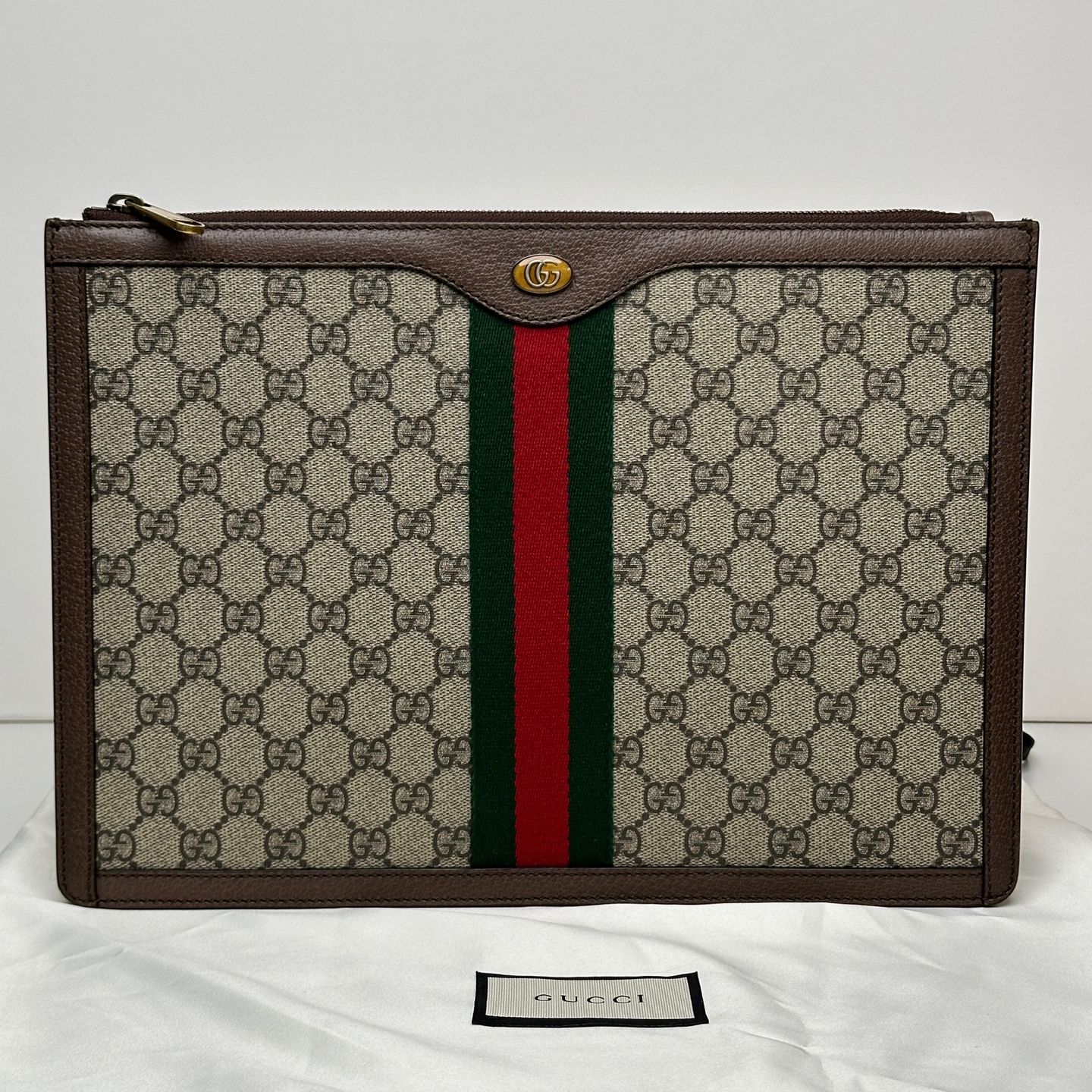 Gucci Supreme Portfolio Clutch 523359