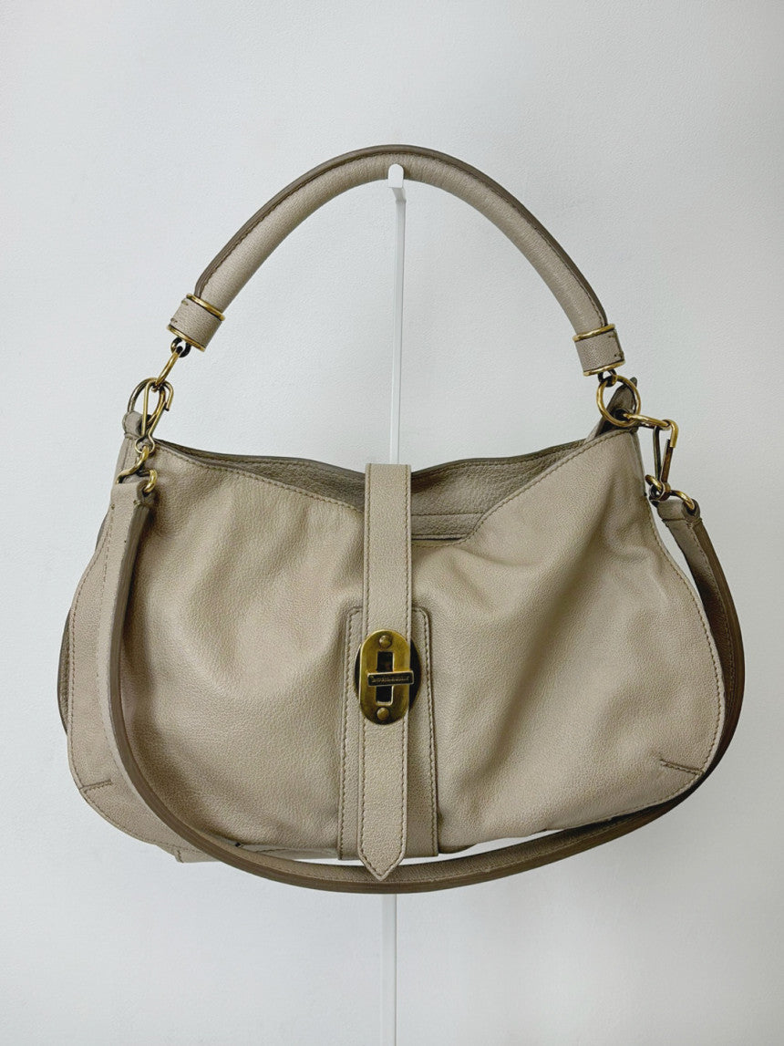 Burberry Beige Big Hobo Shoulder Bag 3TBUB020310