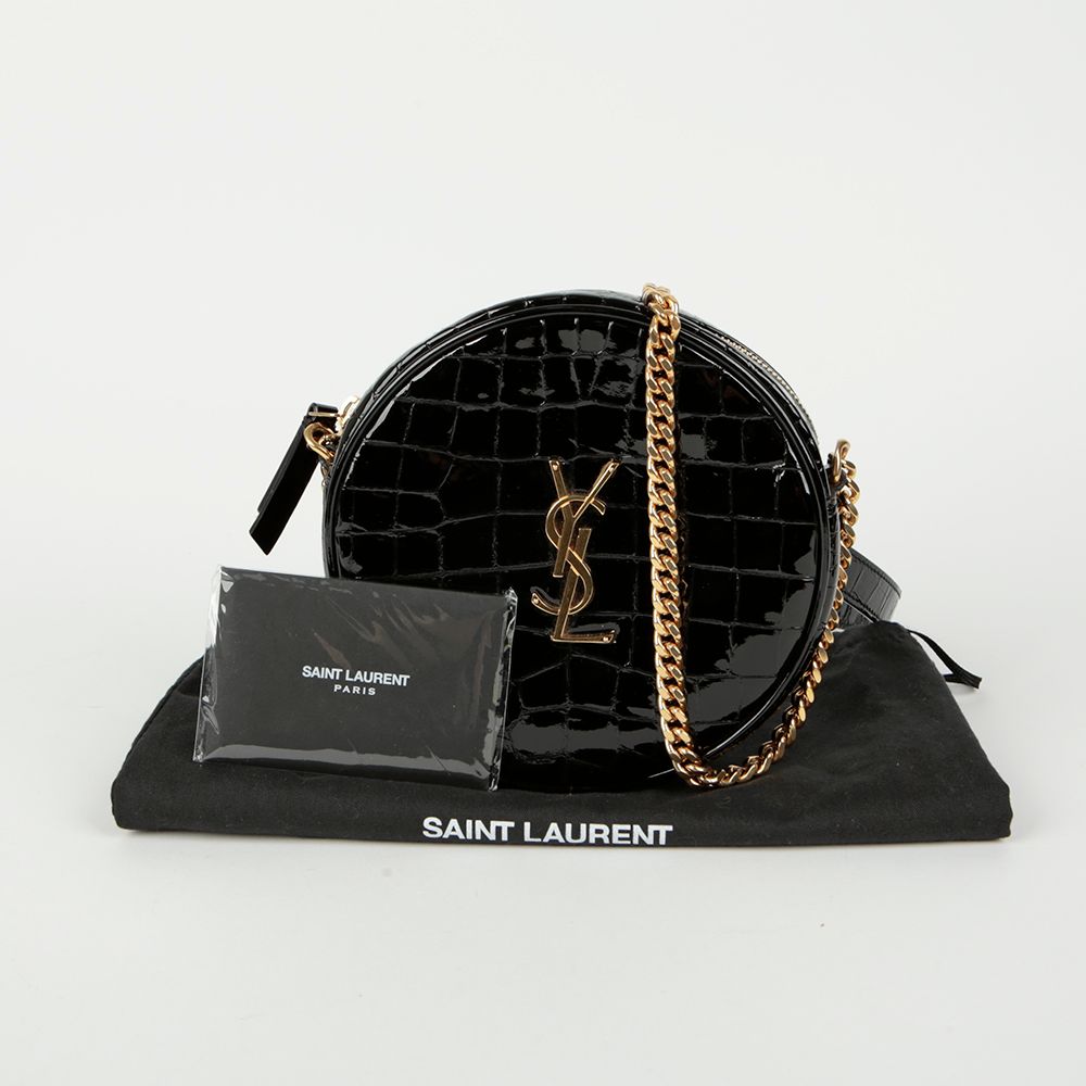 Saint Laurent Round Shoulder Crossbody Bag 629458