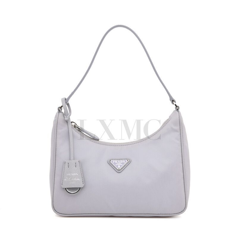 Prada Nylon Hobo Bag with Shoulder Pouch 1NE204