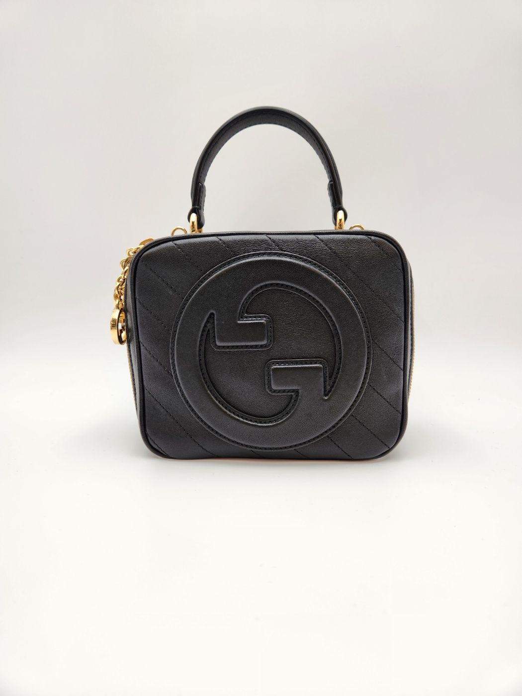 Gucci Black Blondie Top Handle Crossbody Bag A+ 24 Years Condition