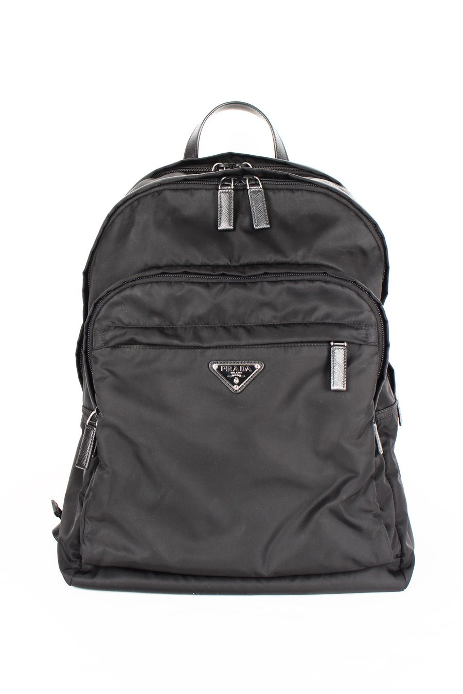 Prada Nylon Backpack with Saffiano Design SKU: 001