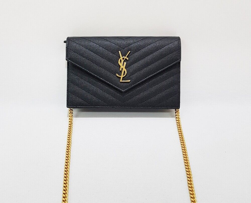 Saint Laurent Matelasse Chain Crossbody Bag - Cassandra (SKU: CASANDRA1)