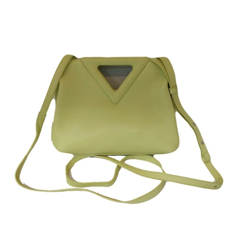 Bottega Veneta Triangle Small Point Top Handle Bag 658476