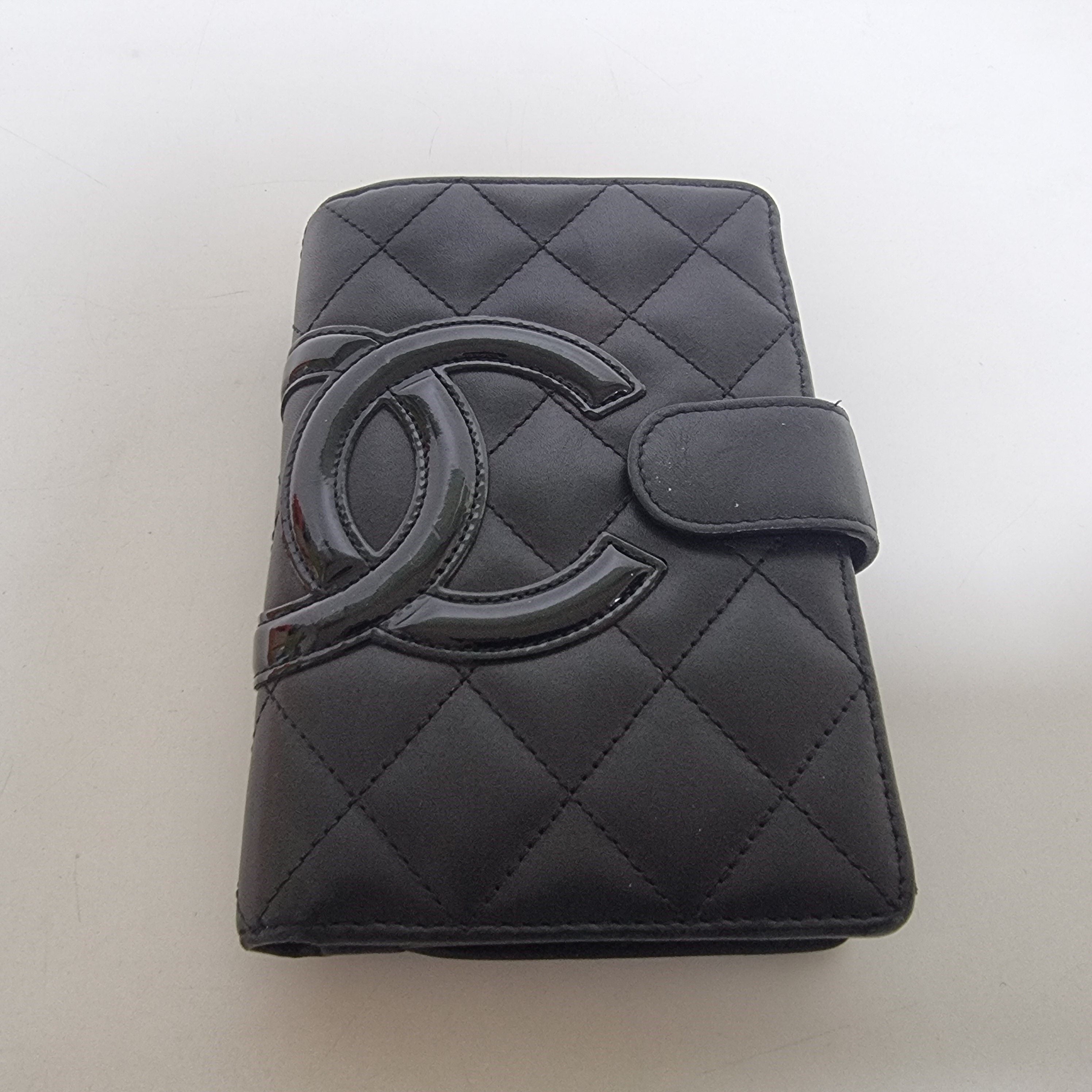 CHANEL Compact Straw Zip-Around Wallet - 16 Series (SKU: 16)