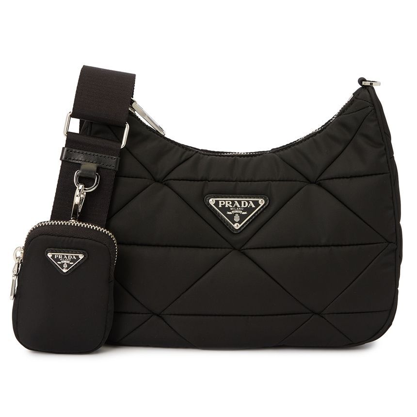 Prada Women's Padding Hobo Bag 1BC151 RDJN F0002 B9O