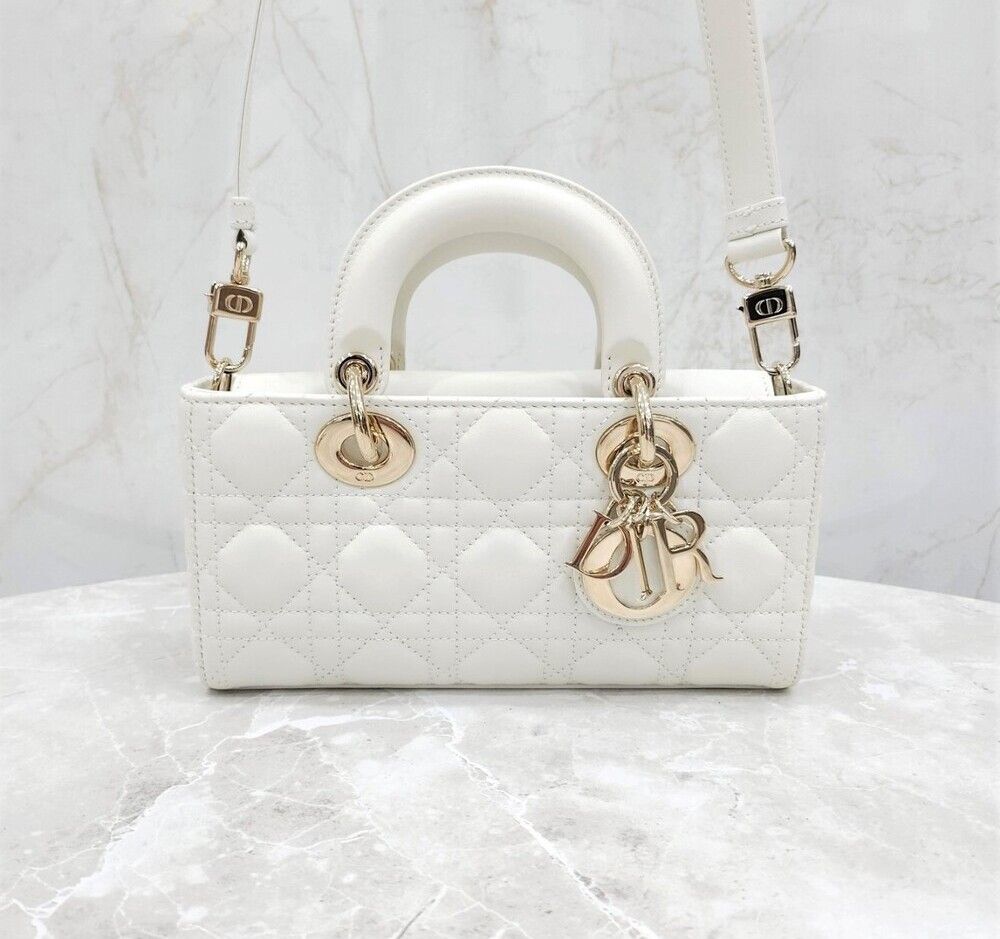 Dior Lady D'Joy Small Bag Latte Cagnage M0613ONGE
