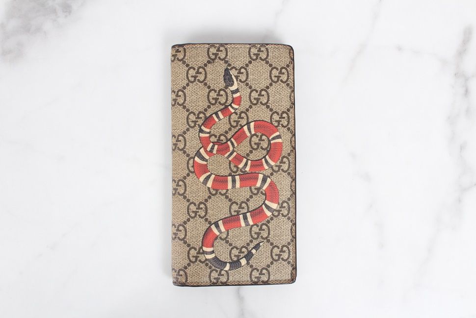 Gucci Beige Snake Wallet with SKU12345