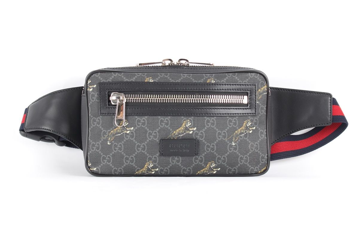 Gucci Supreme Jumping Tiger Belt Bag - GG Supreme () SKU: One Size