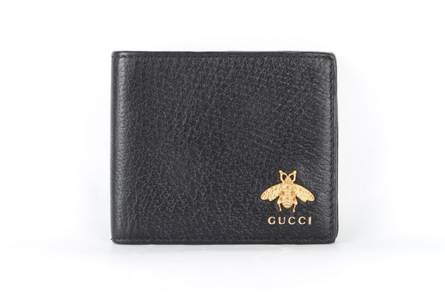 Gucci Bee Wallet Black SKU