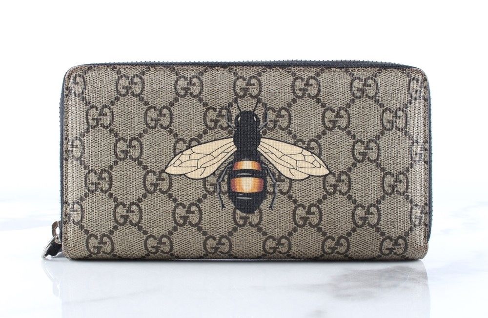 Gucci Bee Zipper Wallet