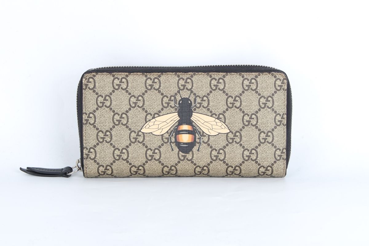 Gucci Bee Zipper Wallet