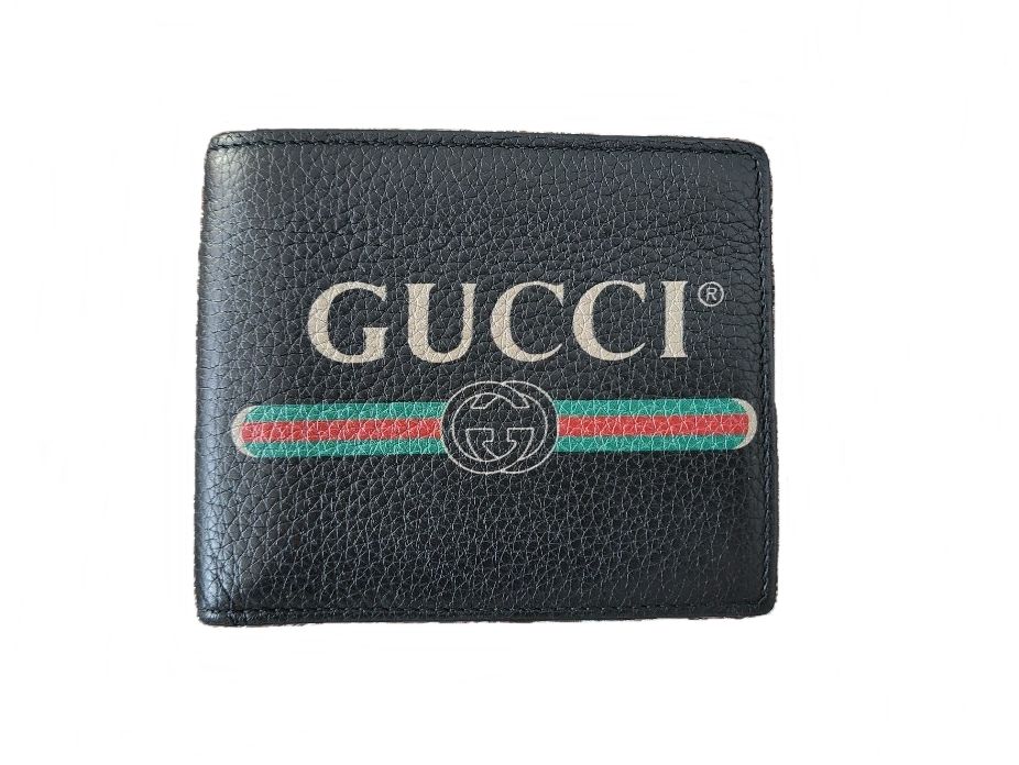 Gucci Black Logo Leather Wallet SKU123